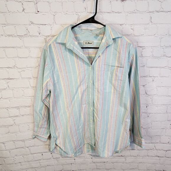 Women's L.L. Bean longsleeve button down shirt, size Small - Picture 1 of 4